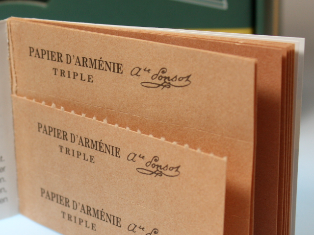 Papier D'Armenie Triple Buch