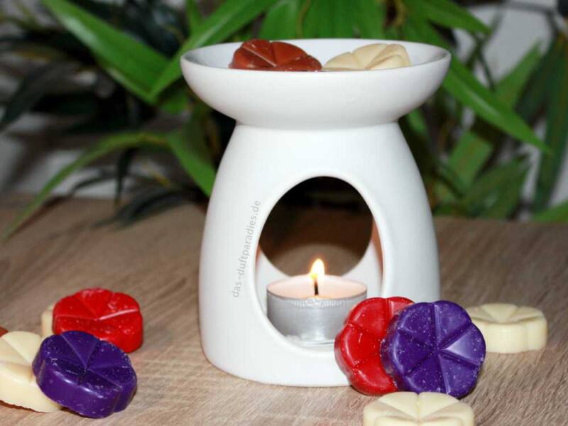 Duftlampe mit Duftwachs für angenehmen Duft im Wohnraum