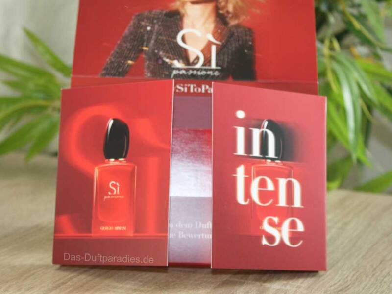 Armani Si passione Intense Duftbeschreibung des Damenparfüms