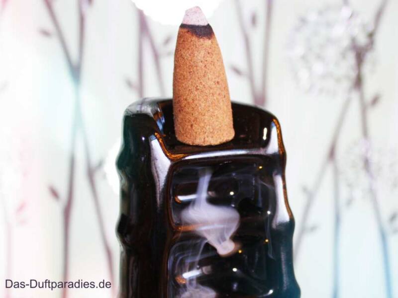 Rückfluss Räuchergefäß zum Räuchern mit Räucherkegel