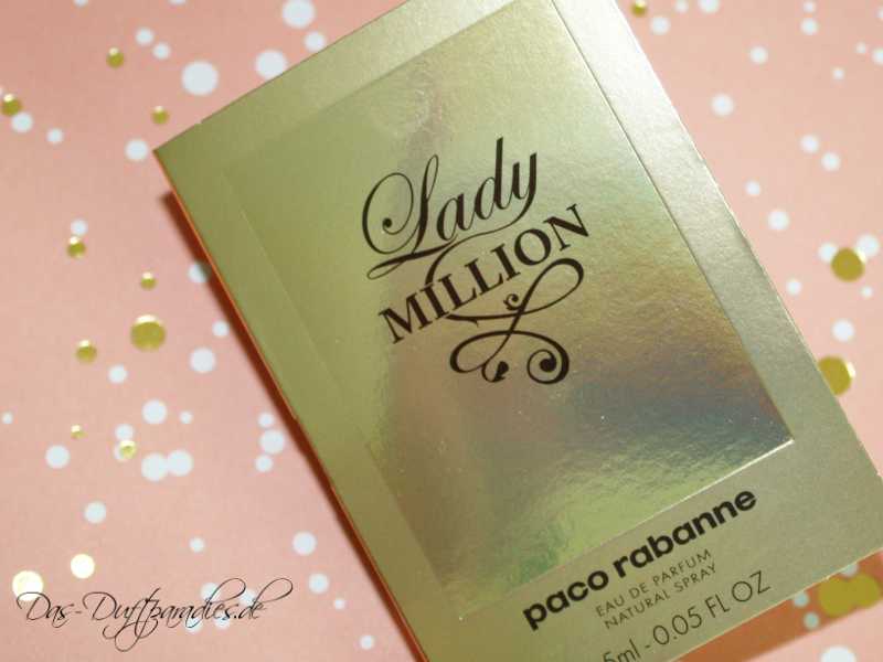 Parfümprobe von Paco Rabanne Lady Million EdP