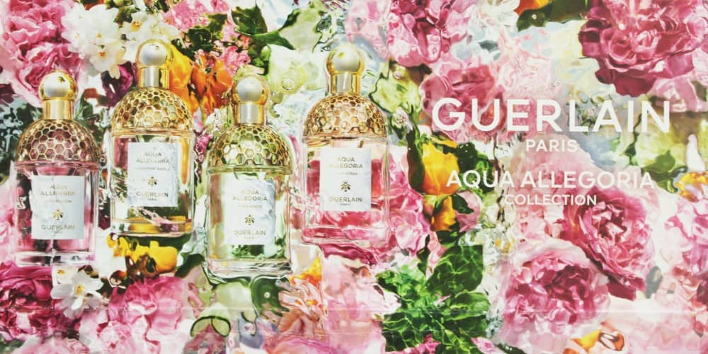 Verschiedene Frühlingsdüfte der Guerlain Aqua Allegoria Collection