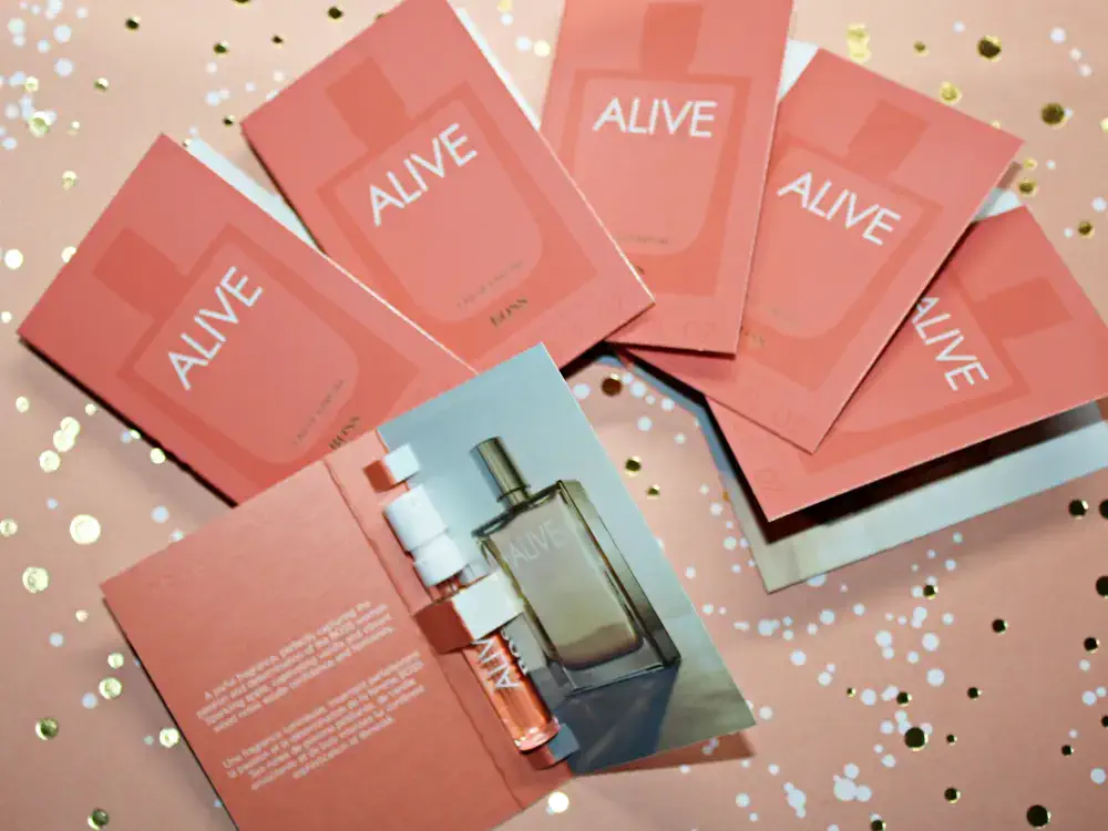 Hugo Boss Alive Parfum Sample für Duftbeschreibung