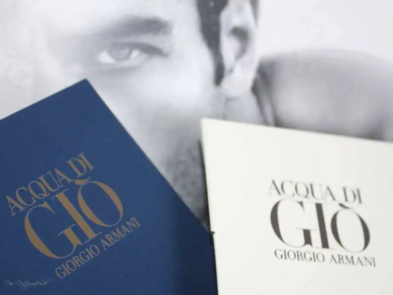 Zwei Parfümproben: Giorgio Armani Acqua di Gio Herrendüfte