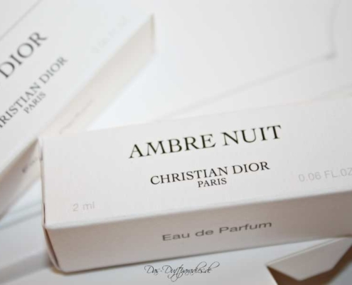 Dior Ambre Nuit Eau de Parfum Parfümprobe des Unisexduts