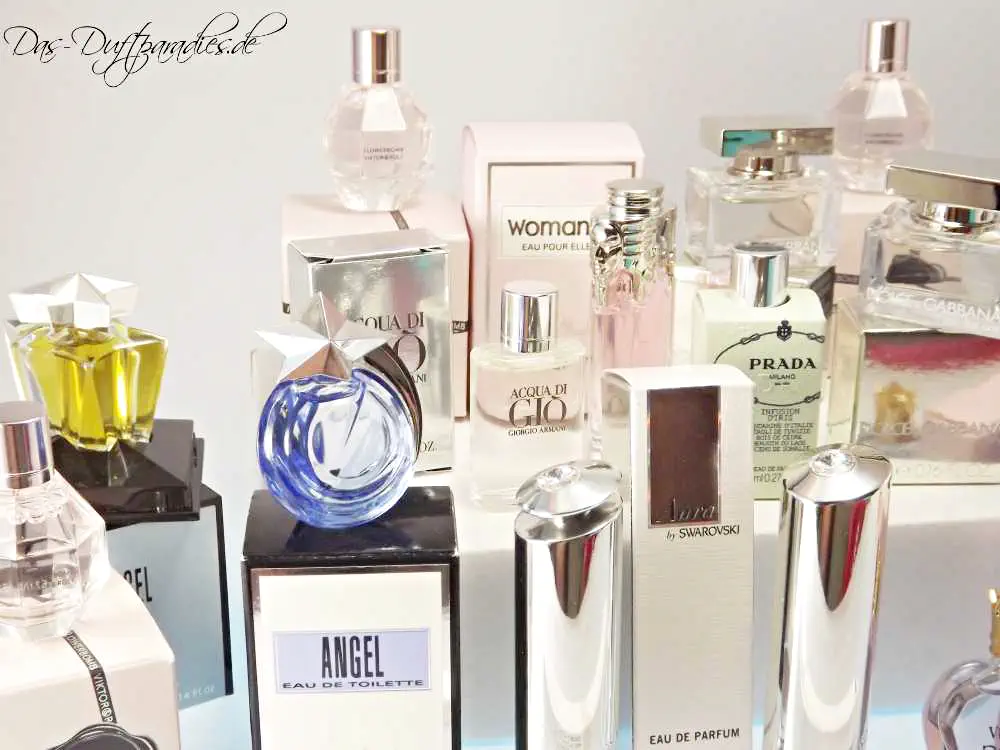 Kleiner Einblick in unsere Duftminiaturen Sammlung