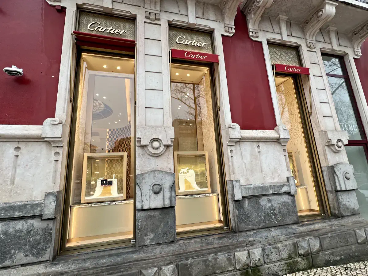 Cartier Geschäft in Lissabon