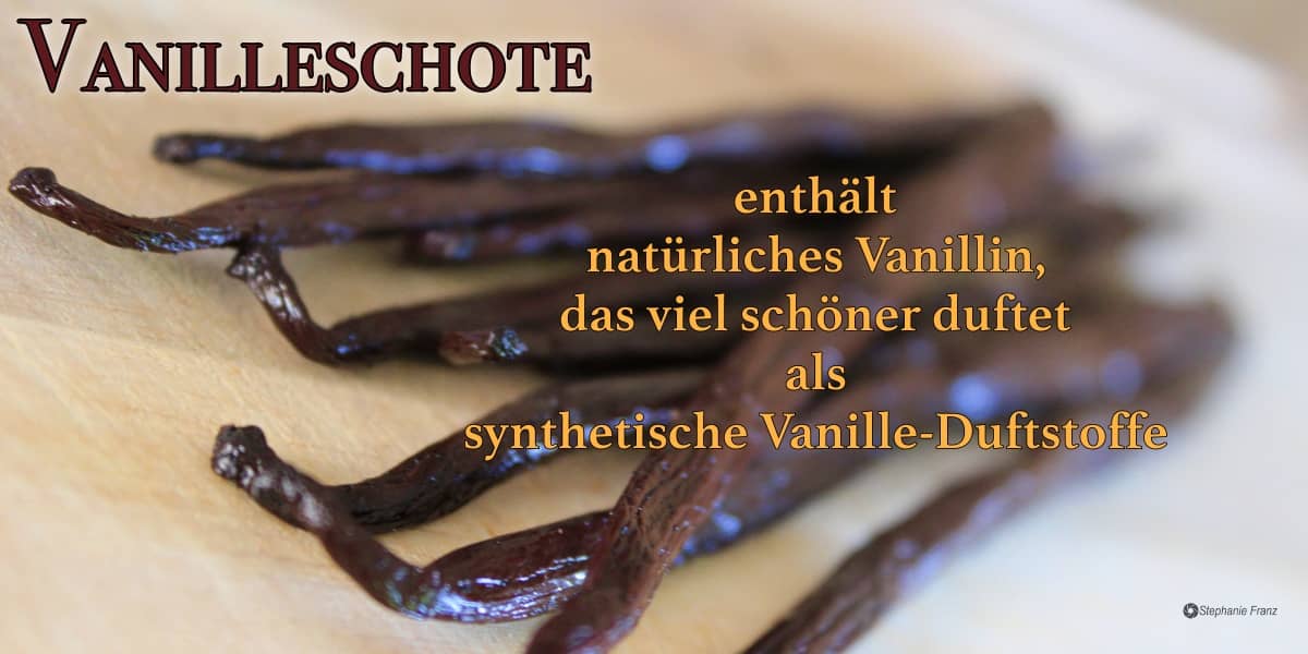 Echte Bourbon-Vanille in Parfum riecht besonders gut